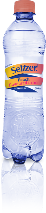 Seltzer Peach Flavoured Drink