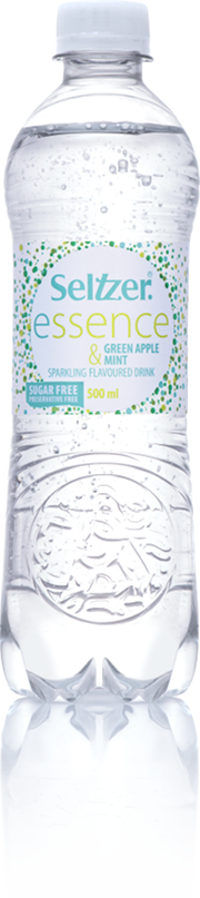 Seltzer Essence Green Apple and Mint Flavoured Drink